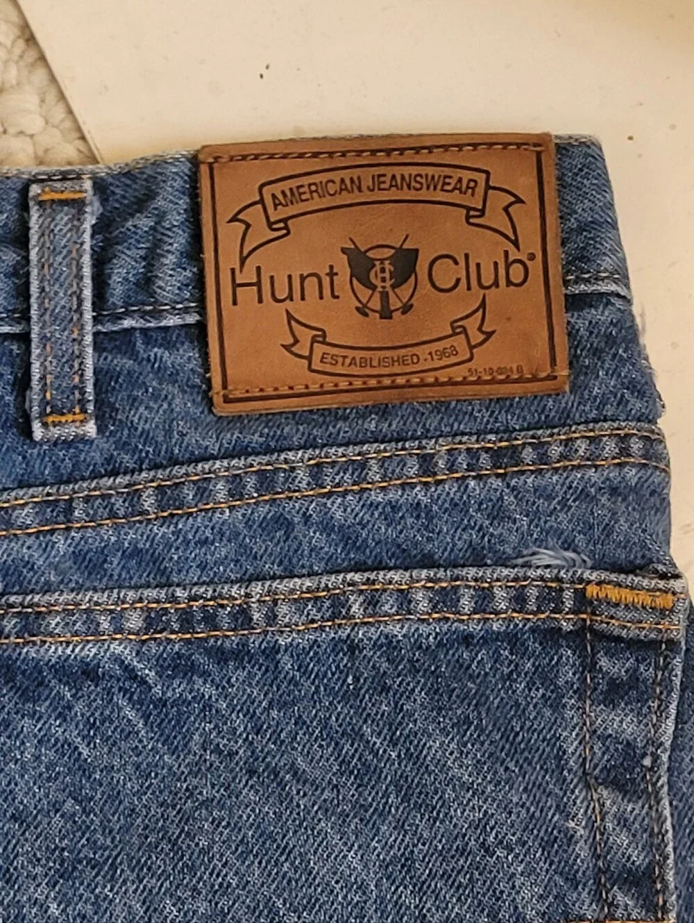Hunt Club Men's Blue Denim Jean Shorts